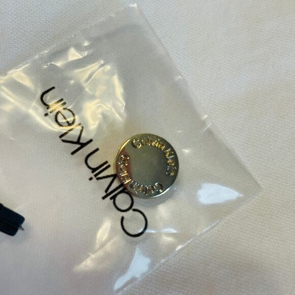 Calvin Klein Ivory V-Neck Long Balloon Sleeve Sheer Flowy Career Blouse Top XL - Picture 10 of 12